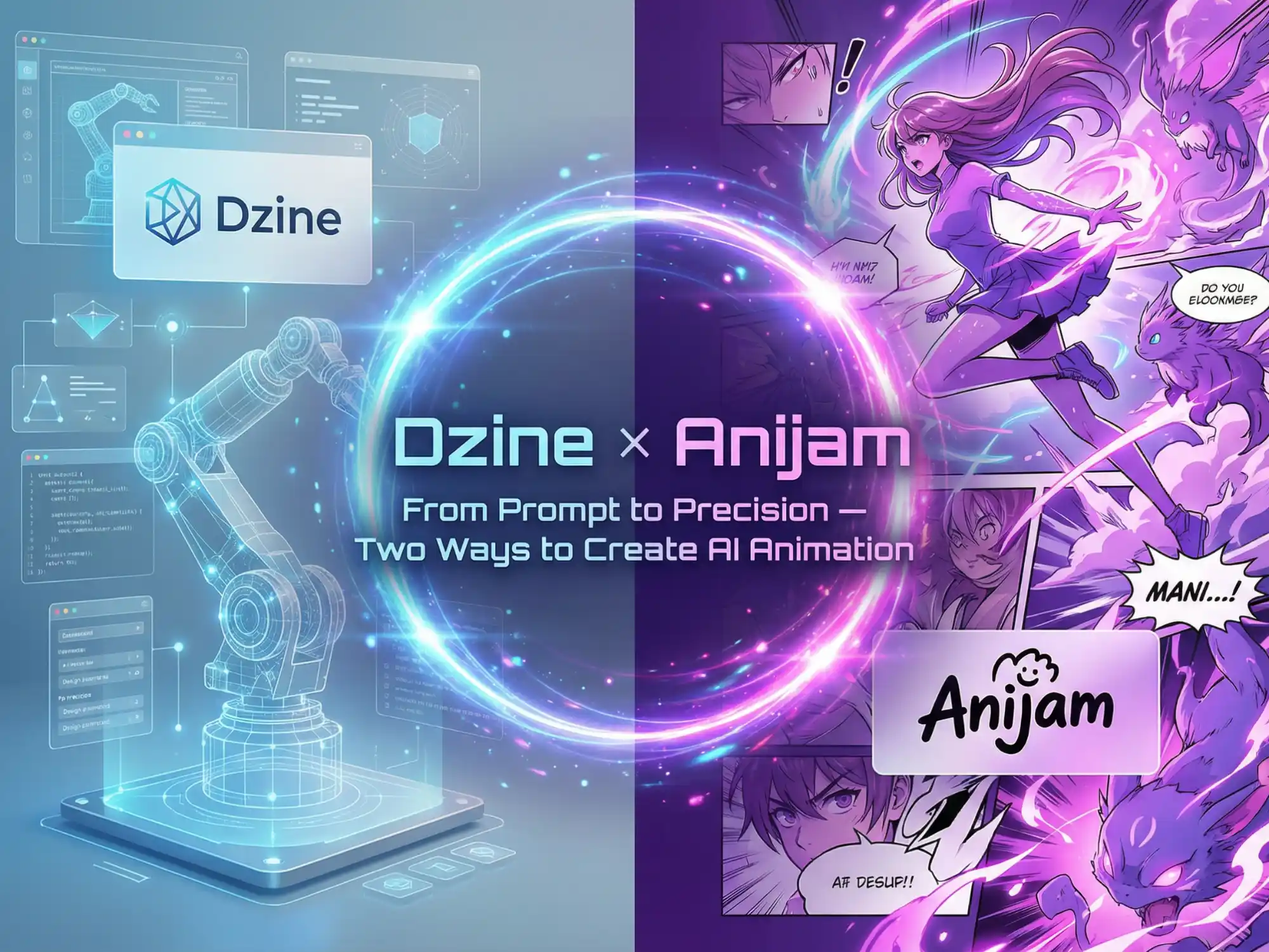 Dzine x Anijam: Two Ways to Create AI Animation Video