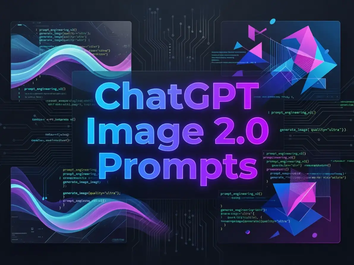ChatGPT Image 2.0: 100 Ready-to-Use Prompts + Guide to AI-Generated Images
