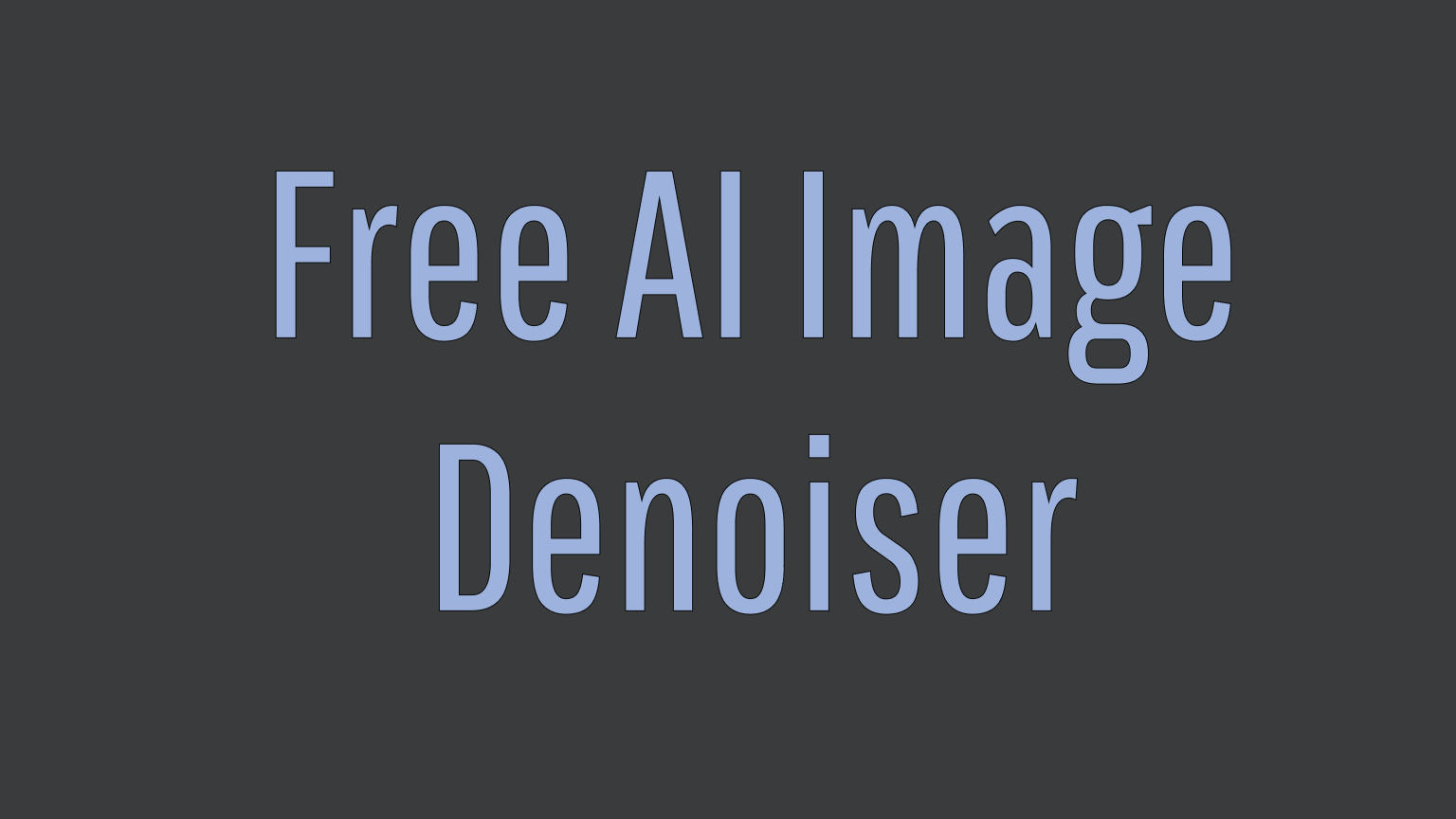 Free AI Image Denoiser: Remove Noise and Enhance Image Quality Online