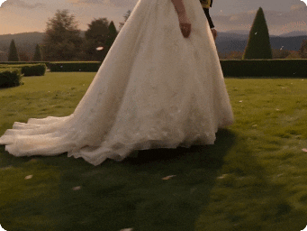 AI couple social media post