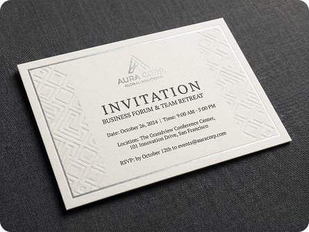 Professional Corporate Invites