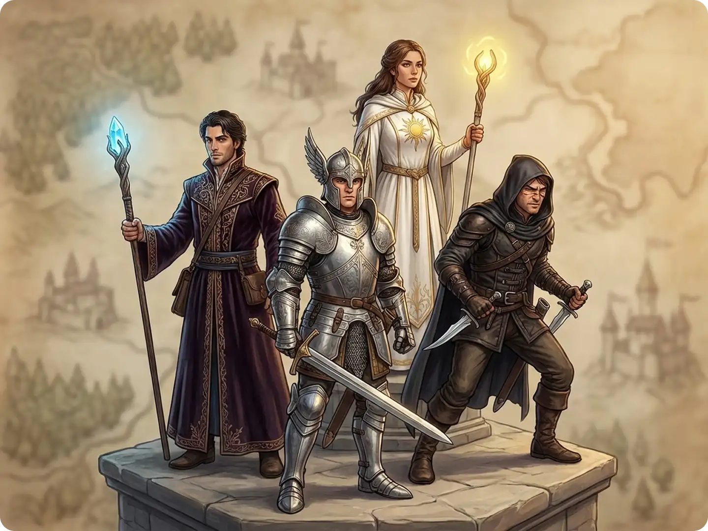 Fantasy RPG characters