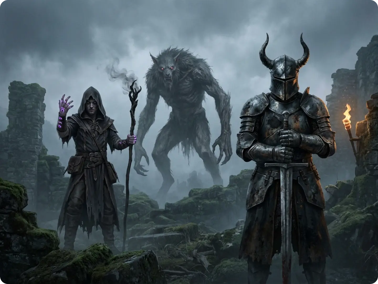 Dark fantasy characters