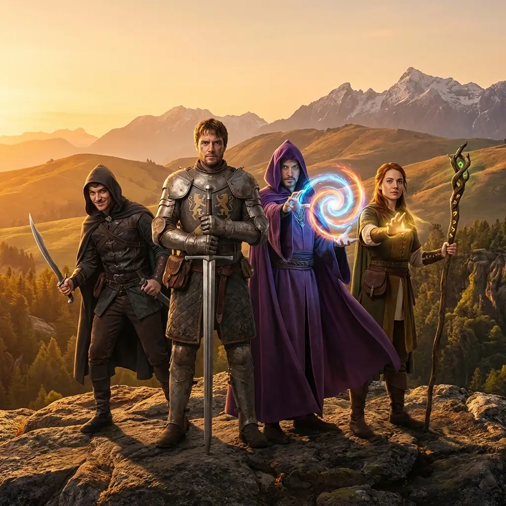 Fantasy Party Group Shot