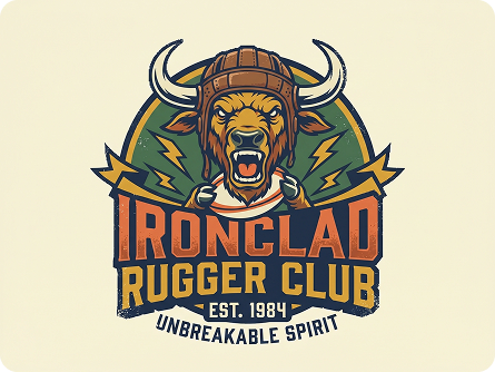 Nostalgic Retro Football Logos