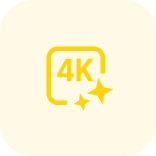4K High-Resolution Outputs