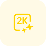 2K Resolution Output
