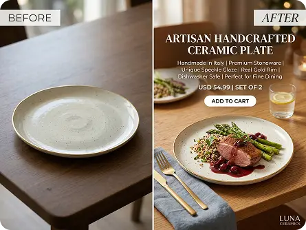 Clean Product Images, Ready to Publish